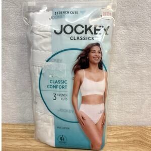 Jockey French Cut White Cotton Briefs Underwear Size 10 (3XL)